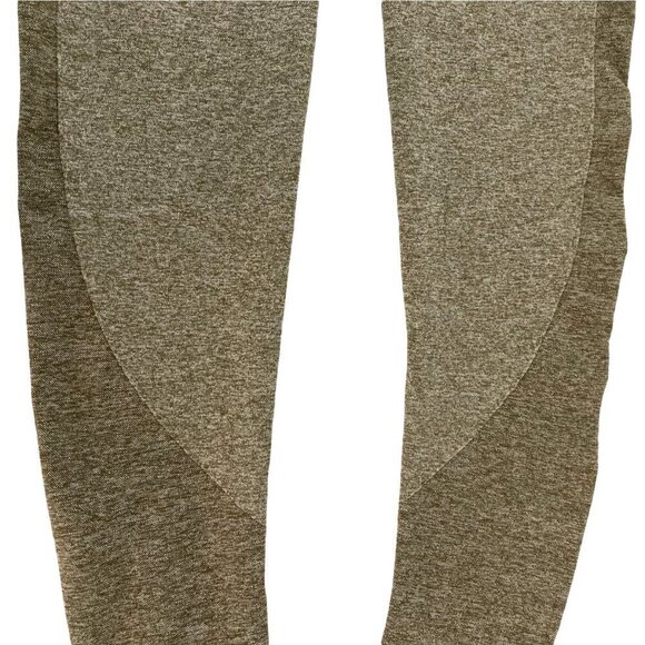 GymShark Flex Contour Low Rise Leggings Green Khaki & Sand - Picture 7 of 14